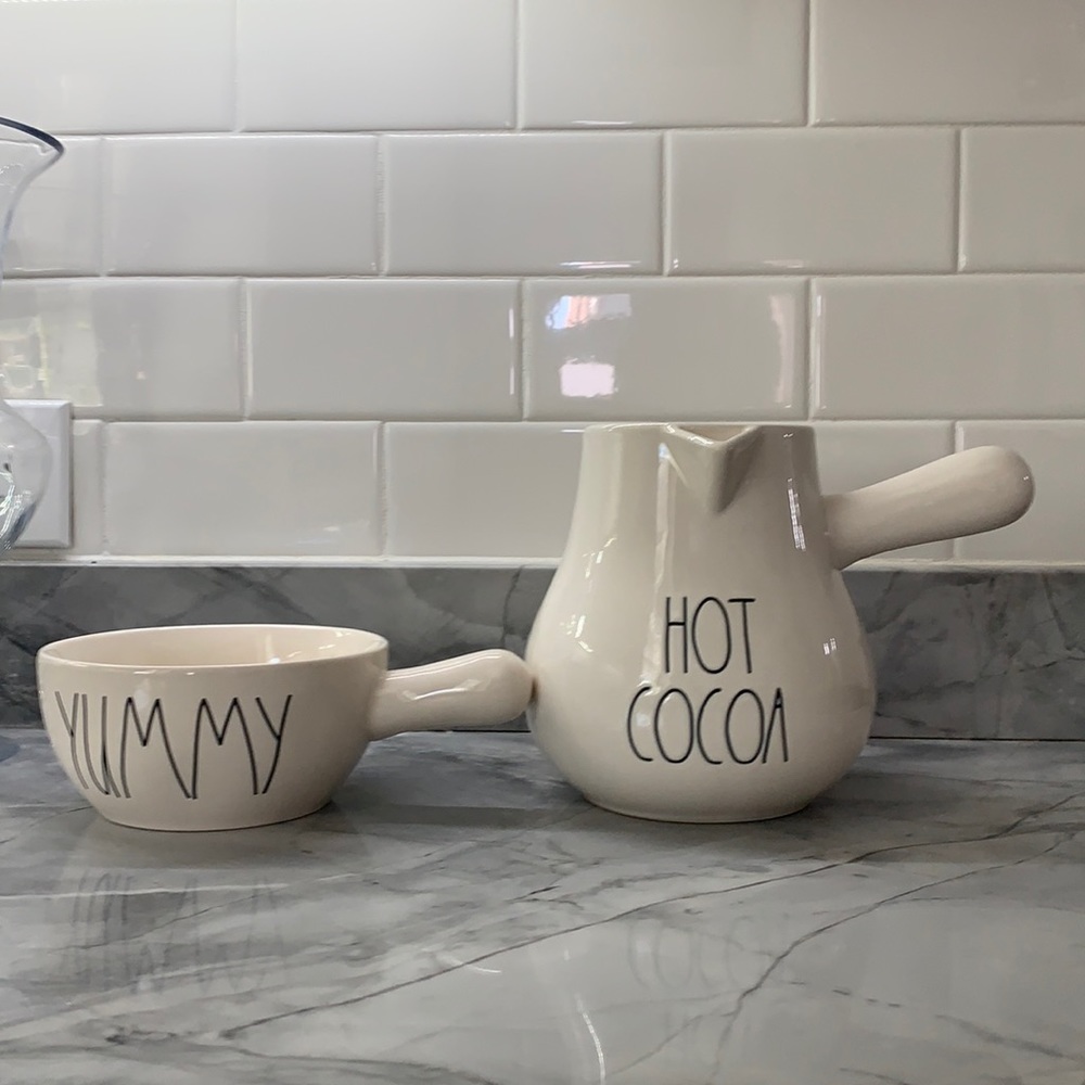 Rae Dunn hot cocoa set